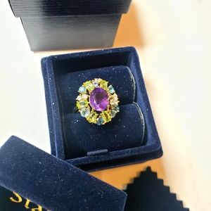 Stauer Womens Gem Equinox Ring Size 8